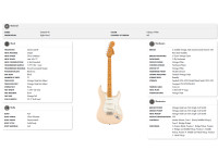 Fender Vintera 60s Stratocaster Olympic White Fender Vintera 60s Stratocaster Olympic White